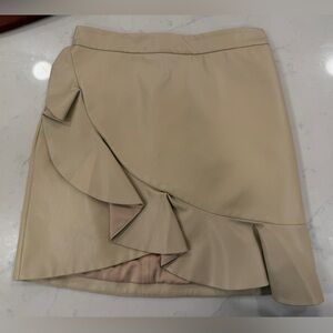 Majorelle Poseidon Ruffle Mini Skirt small ivory